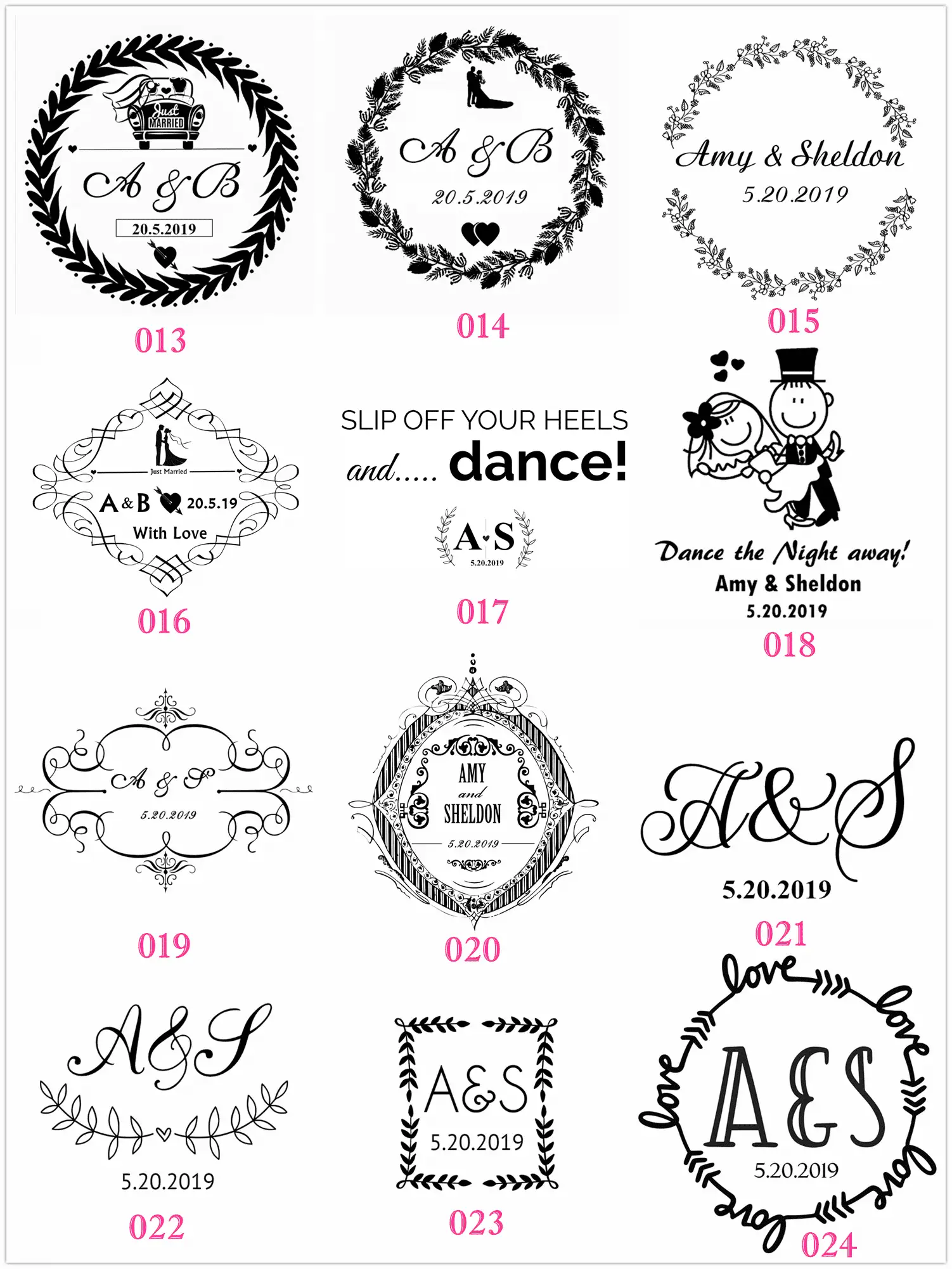 Lumos Blue black monogram templates-1