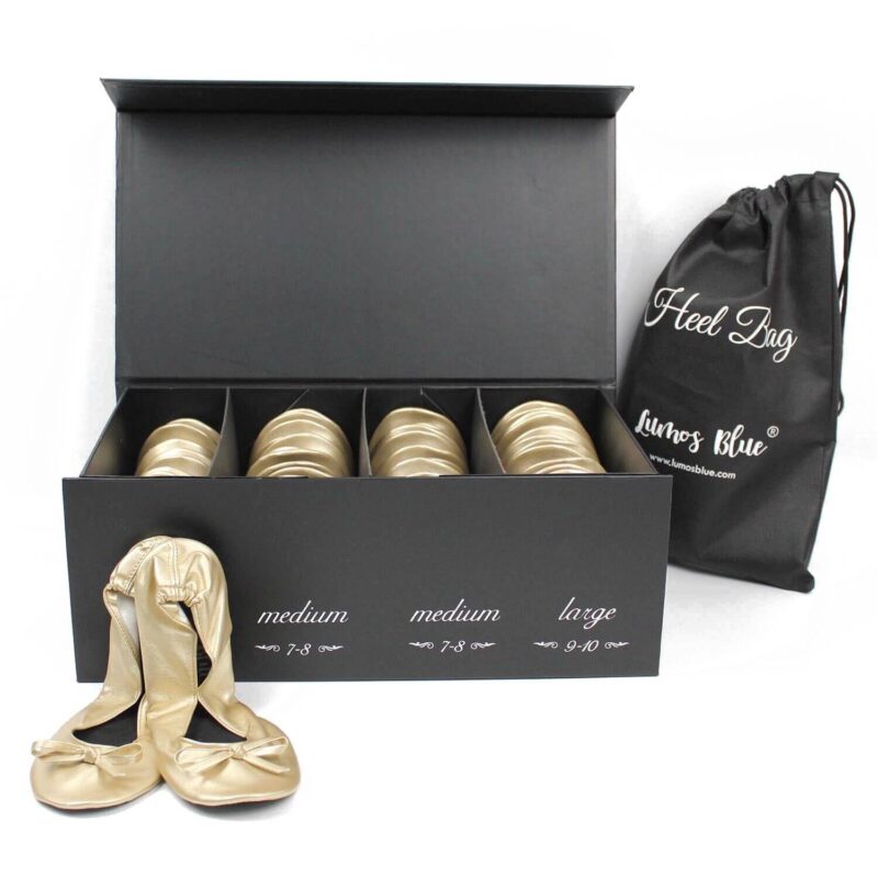 Wedding Guest Flats-Champagne Gold