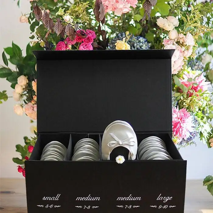 comfortable silver flats for wedding