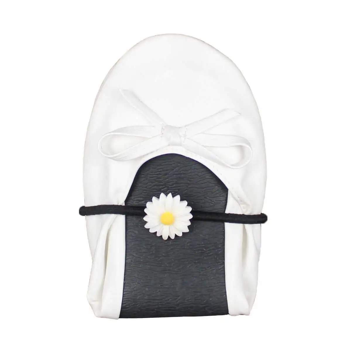 White Foldable Flat Wedding Shoes-LBBX21002