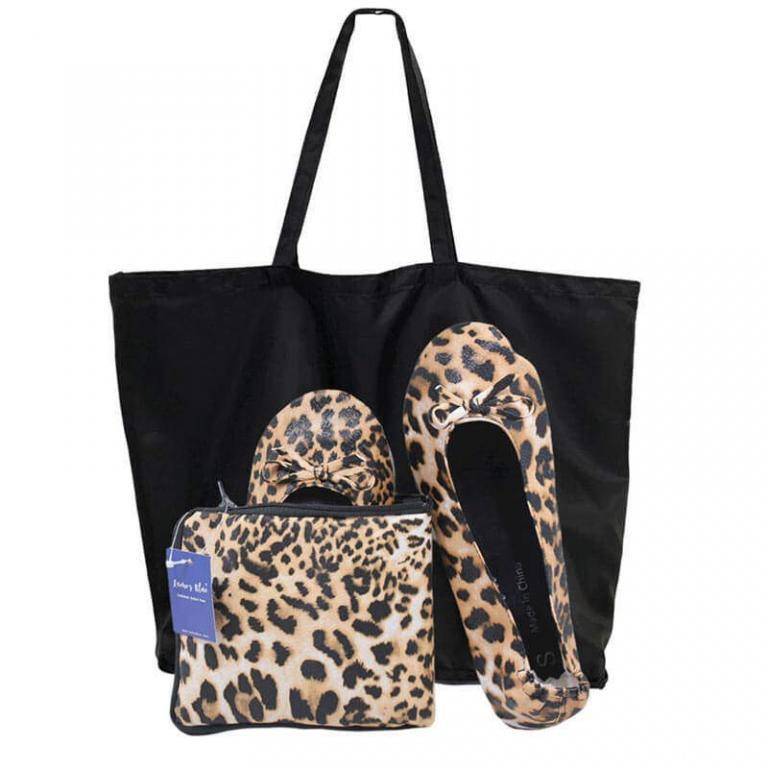 Women's Best Foldable Flats Portable Flats Shoes with Expandable Tote