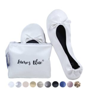 White Bride Folding Flats
