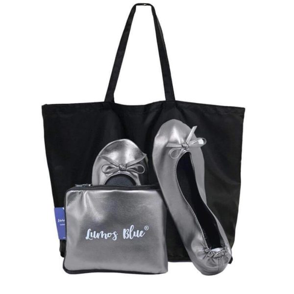 Women's Best Foldable Flats Portable Flats Shoes with Expandable Tote