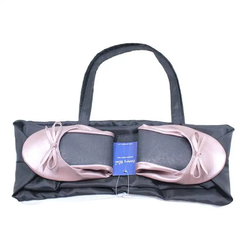 womens foldable flats with tote