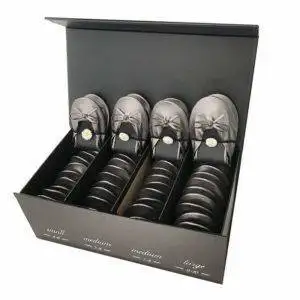 metallic grey flats 24 pairs box set-lumos blue-2