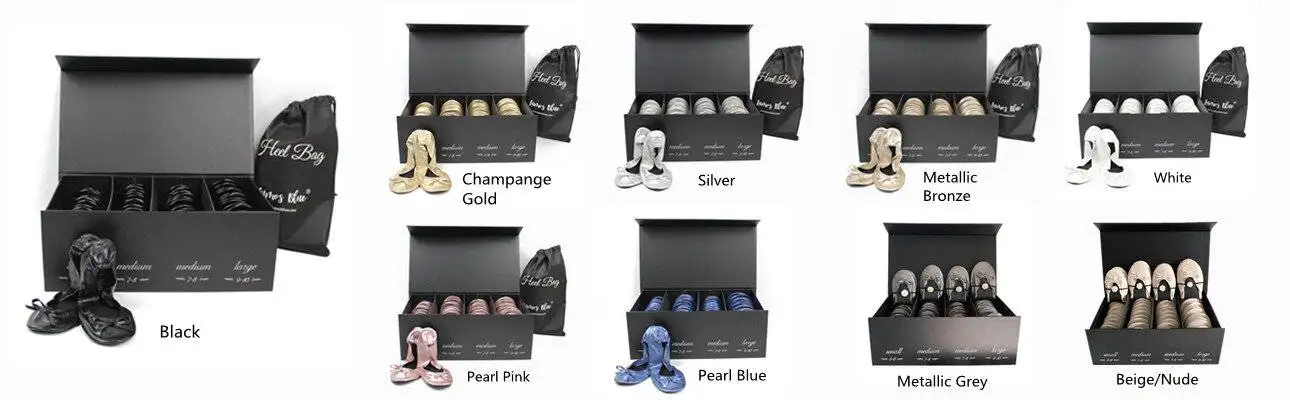 24-pair foldable flats box set-9 colors-Lumos Blue Flats