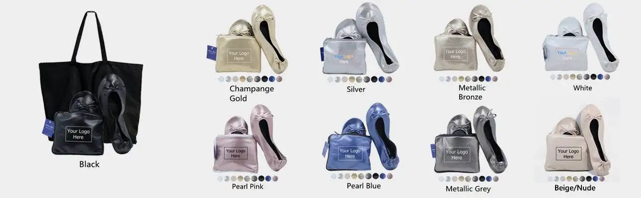 customized foldable ballet slippers