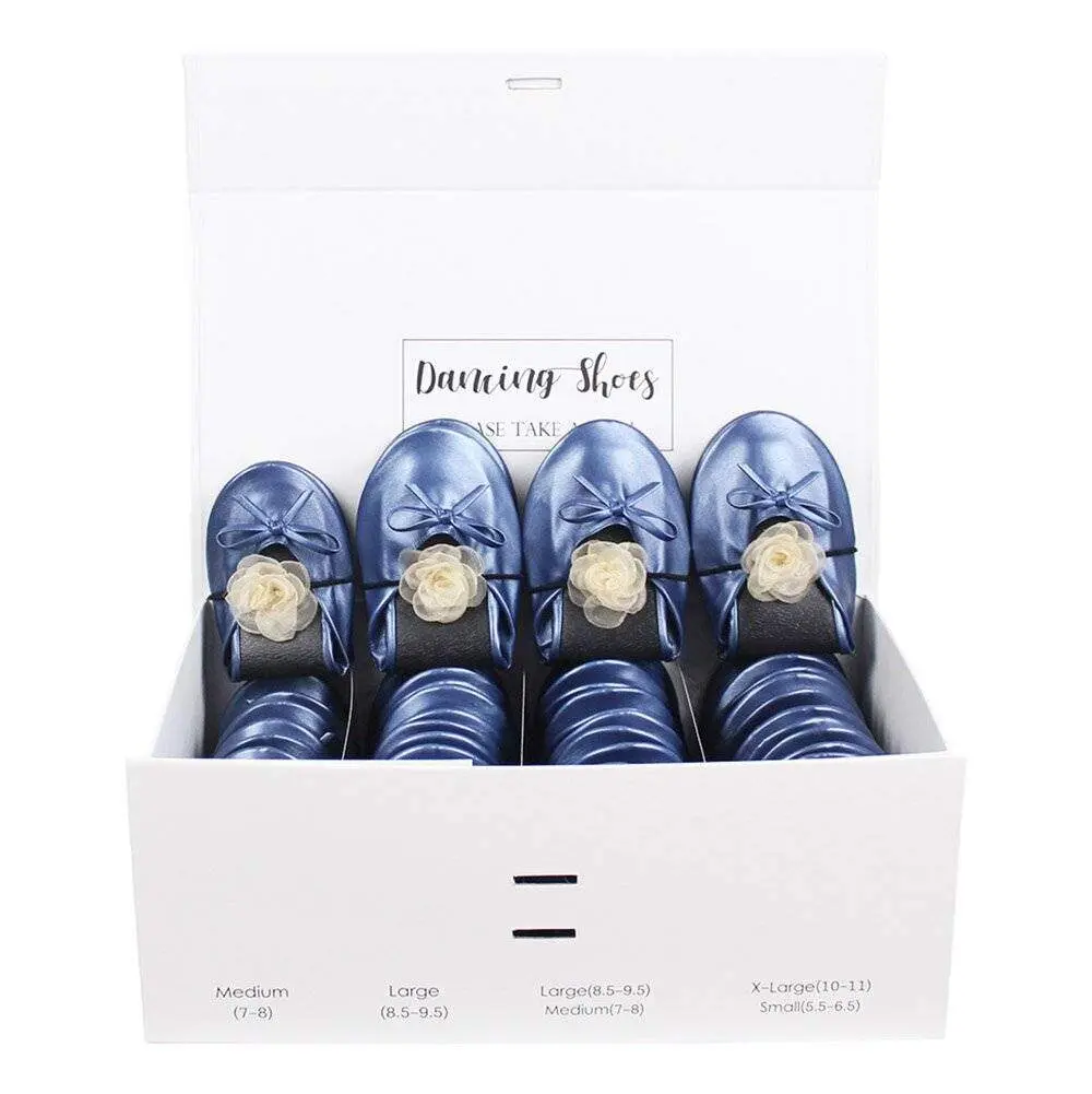 Pearl blue fast flats bulk 24 pairs box set