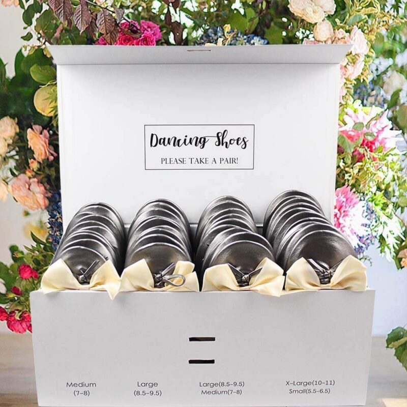 24 Pairs of Grey Wedding Guest Shoes by Lumos Blue