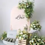 Lumos Blue Foldable Flats 24 Pairs Box Set for wedding