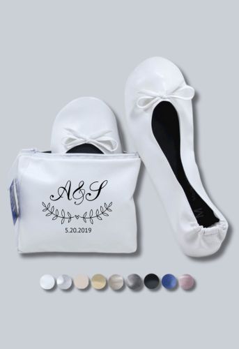 custom ballet flats for wedding guests