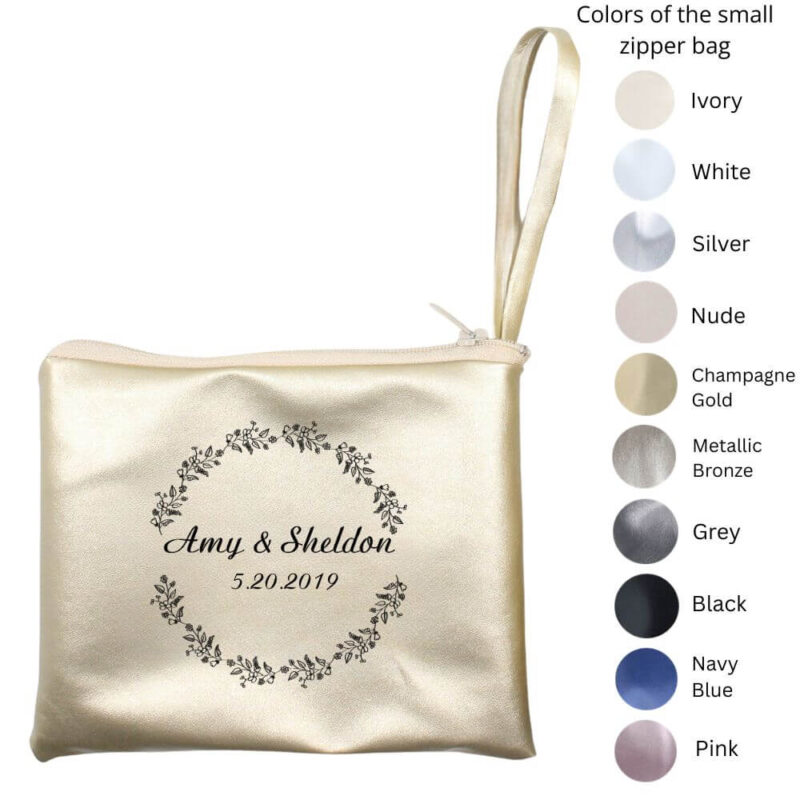 Custom Small Zippered Bag for Foldable Flats by Lumos Blue